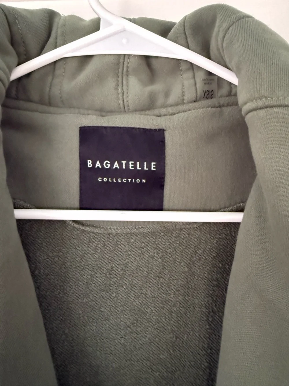 Bagatelle Collection | Sage Green Coat Oversized Collar Jacket Size Small